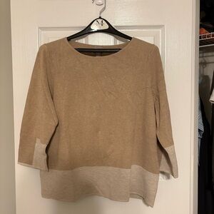 Chico's Taupe Knit Sweater